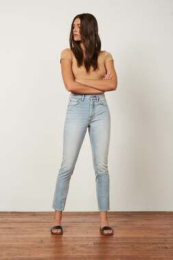 BOYISH the Billy High Waist Ankle Skinny Jeans Barefoot in the Park Size 29